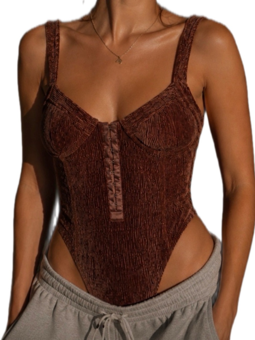 Bodysuit Urban Outfitters Velvet Plisse Bodycon Small Pink Underwire Balletcore